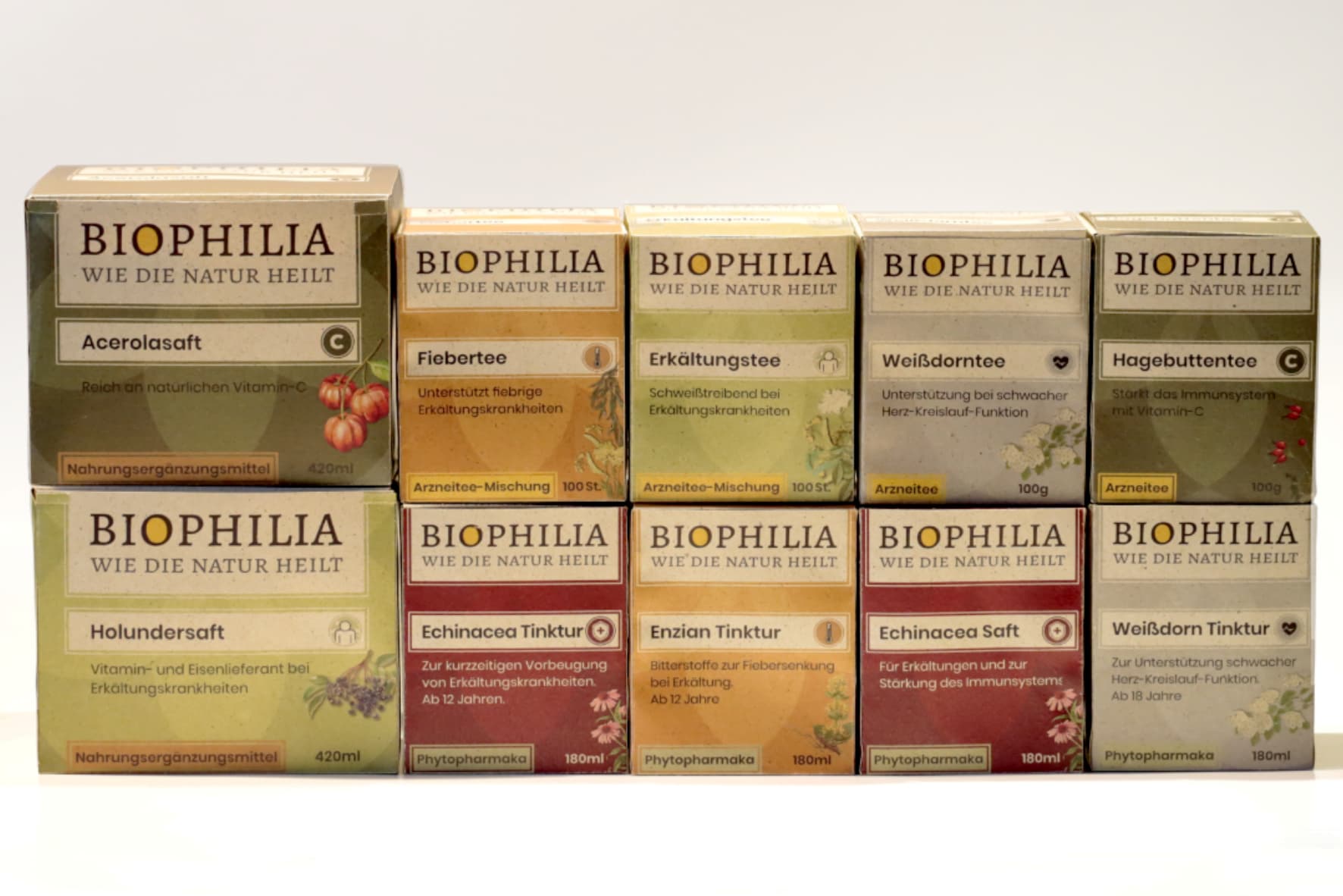 Biophilia Umverpackungen